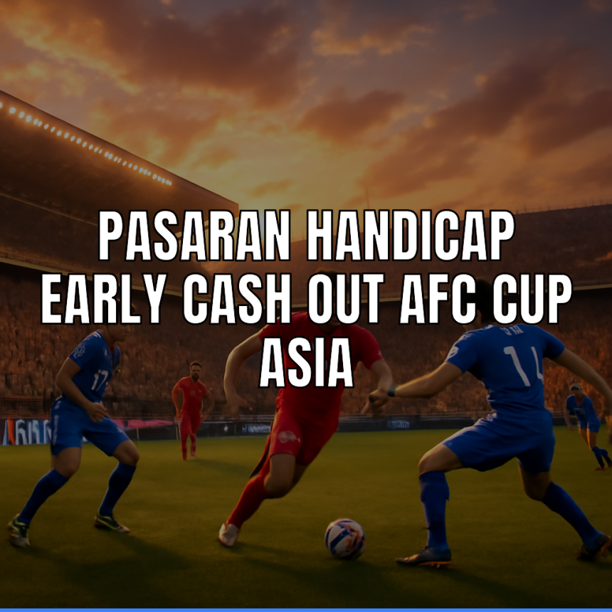 Gambaran pertandingan pasaran handicap early cash out AFC Cup dalam suasana stadion