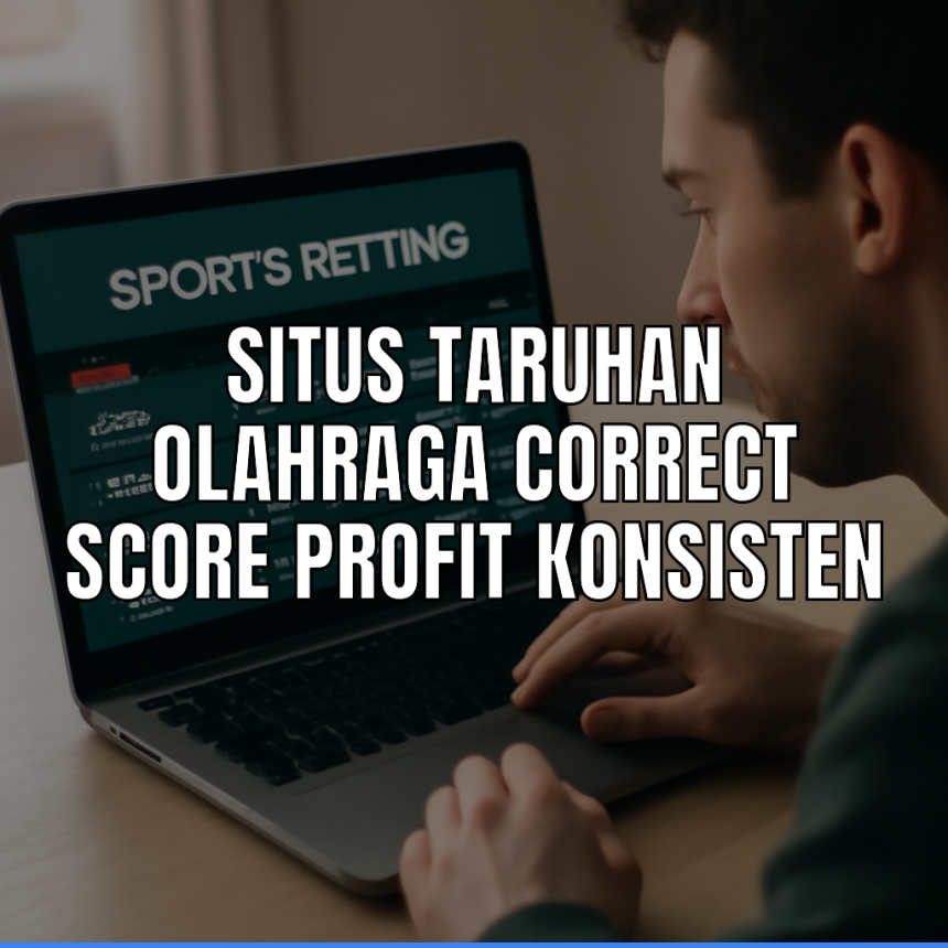 Taruhan olahraga menggunakan metode Correct Score